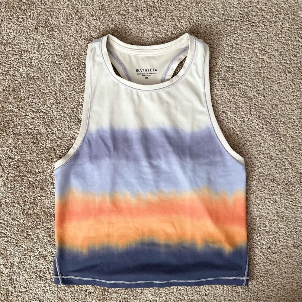 Athleta Multicolor Gradient Tank Top